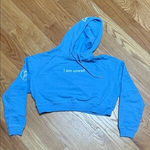 Women's I Am Unwell Cropped Hoodie